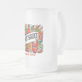 22.01. - Hot Sauce Day Mattglas Bierglas (VorderseiteRechts)