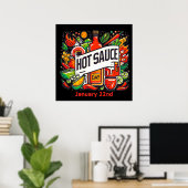 22.01. - Hot Sauce Day Poster (Heimbüro)