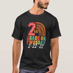 22.02.2022 Unterricht 2. Klasse an Zweitageslehrer T-Shirt