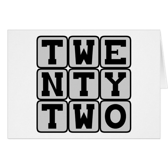 22, 22 (Vorderseite (Horizontal))