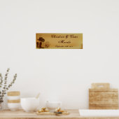 22.5"x7.5" Personalisierter Western Cowgirl Hut/Bo Poster (Küche)