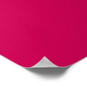 22,5"x7,5" Personalisiertes Banner Fusia White Dam Poster (Ecke)