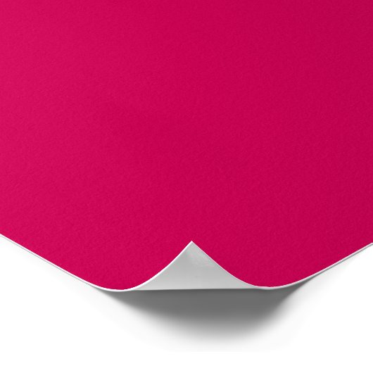 22,5"x7,5" Personalisiertes Banner Fusia White Dam Poster (Ecke)