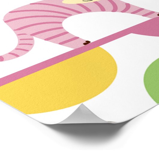 22,5"x7,5" Personalisiertes Banner Jungle Queen Ti Poster (Ecke)