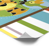 22,5"x7,5" Personalisiertes Banner Jungle Tales Sa Poster (Ecke)