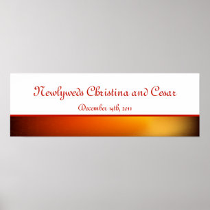 22,5"x7,5" Personalisiertes Banner marokkanischer  Poster