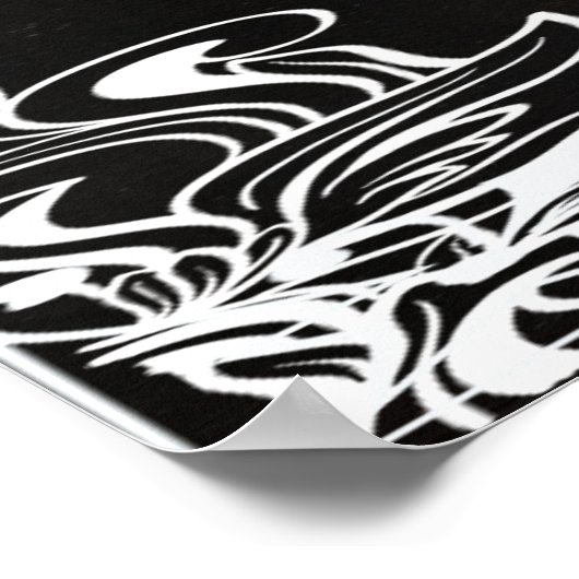 22,5"x7,5" Personalisiertes Banner Modernes Chalkb Poster (Ecke)