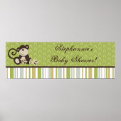 22,5"x7,5" Personalisiertes Banner Monkey Time Dsc Poster (Vorne)