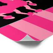 22,5"x7,5" Personalisiertes Banner Pink Poodle Par Poster (Ecke)