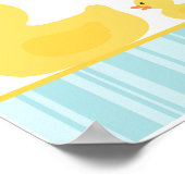 22,5"x7,5" Personalisiertes Banner Rubber Ducky Bu Poster (Ecke)