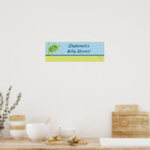 22,5"x7,5" Personalisiertes Banner Schildkrötenrif Poster (Küche)