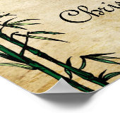 22,5"x 7,5" Personalisiertes Banner Geisha Poster (Ecke)