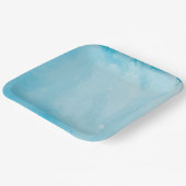 22,86cm Quadratischer Pappteller (Gewinkelt)