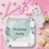 22,86cm Quadratischer Pappteller (Party)