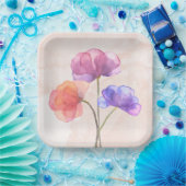 22,86cm Quadratischer Pappteller (Party)