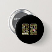 22 a day ptsd zitieren Depression Prävention US-Ar Button (Vorne & Hinten)