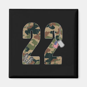 22 A Day Veteran lebt Matter Suizid Bewusstsein Gi Magnet