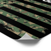 22 A Day Veteran Lives Army Suicide Awareness  Poster (Ecke)