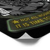 22 A Day Veteran Suicide Apparel It's Time To Be T Poster (Ecke)