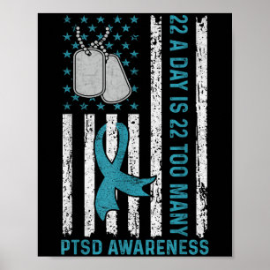 22 a Tag ist 22 zu viele PSSD Sensibilisierungsvet Poster