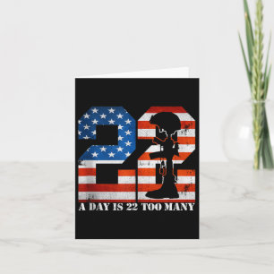 22 a Tag ist 22 zu viele Veteranen leben Hilfe Vet Karte