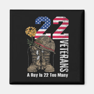 22 a Tag ist 22 zu viele Veteranen Selbstmord Bewu Magnet