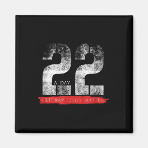 22 a Tag Veteran lebt Selbstmordbewusstsein Magnet