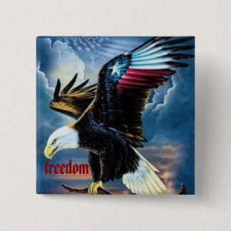 22 Adler, Freiheit Button