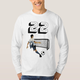 22 American Football Fußball Fan Sports T-Shirt