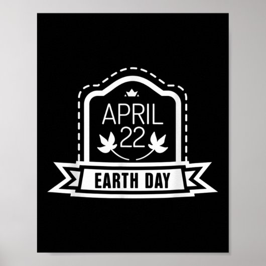 22. April Erwärmung Umweltschutz C Poster (Vorne)