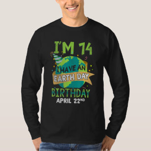 22. April Geburtstag Geborener Rett Planet Rett Ea T-Shirt