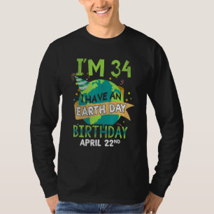 22. April Geburtstag Geborener Rett Planet Rett Ea T-Shirt