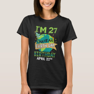 22. April Geburtstag Geborener Rett Planet Rett Ea T-Shirt