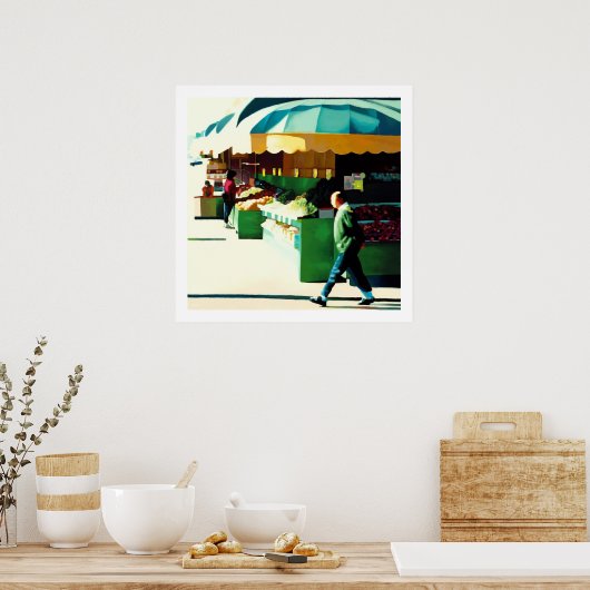 22. Avenue Market Poster (Küche)