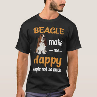 22 Beagle machen mich glücklich T-Shirt