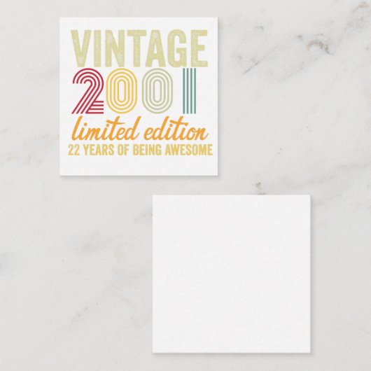 22. BEGLEITKARTE (Vorne/Hinten)