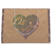 22. Copper-Jubiläumsgeschenktasche Große Geschenktüte (Vorderseite)