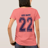 22 Custom Jersey T-Shirt (Rückseite)