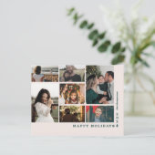 22 Foto Multi--Weihnachtskarte Feiertagspostkarte (Stehend Vorderseite)