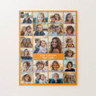 22 Fotocollage - Modern minimal mit Text Puzzle