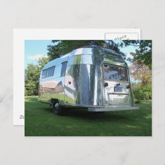 22 ft AS Flying Cloud polierter Spiegel glänzend M Postkarte (Vorne/Hinten)