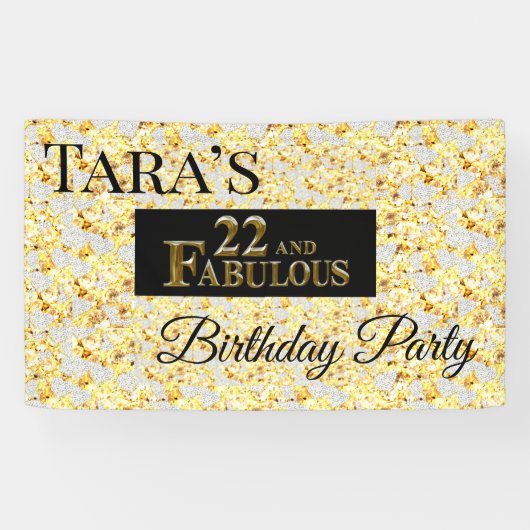 22. Geburtstag Banner (Horizontal)