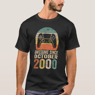 22. Geburtstag Boy Gamer Phantastisch seit Oktober T-Shirt