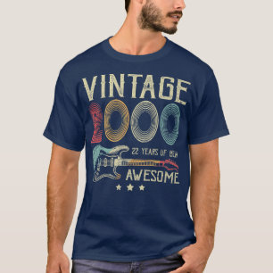 22. Geburtstag Frauen Männer Vintag Phantastisch 2 T-Shirt