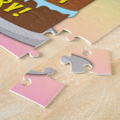 22. Geburtstag: Fun Cake and Candles + Individuell Puzzle (Seite)