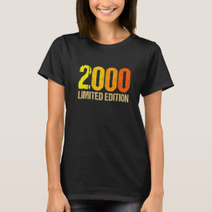22. Geburtstag Ladys Mens 22 Jahre 2000 9 T-Shirt