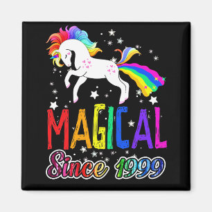 22. Geburtstag Magische Farting Unicorn Regenbogen Magnet