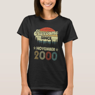 22. Geburtstag Phantastisch seit November 2000 22  T-Shirt