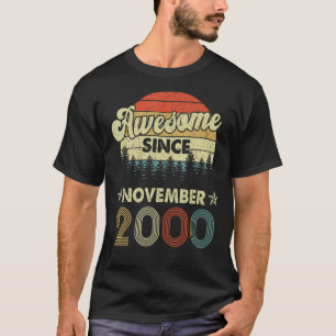 22. Geburtstag Phantastisch seit November 2000 22  T-Shirt