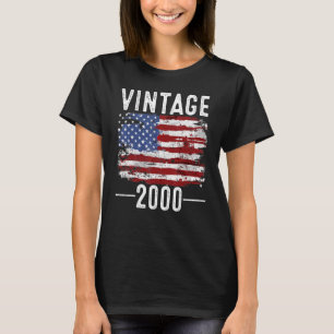 22. Geburtstag US-Flagge Vintage amerikanische Fla T-Shirt